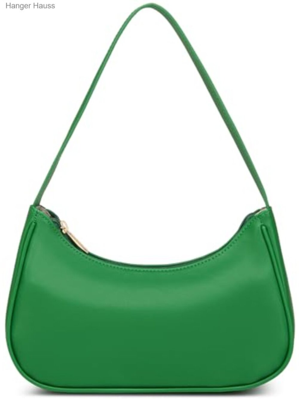Vegan Leather Hobo Sling Tote Handbag Retro Clutch Purse with Zipper